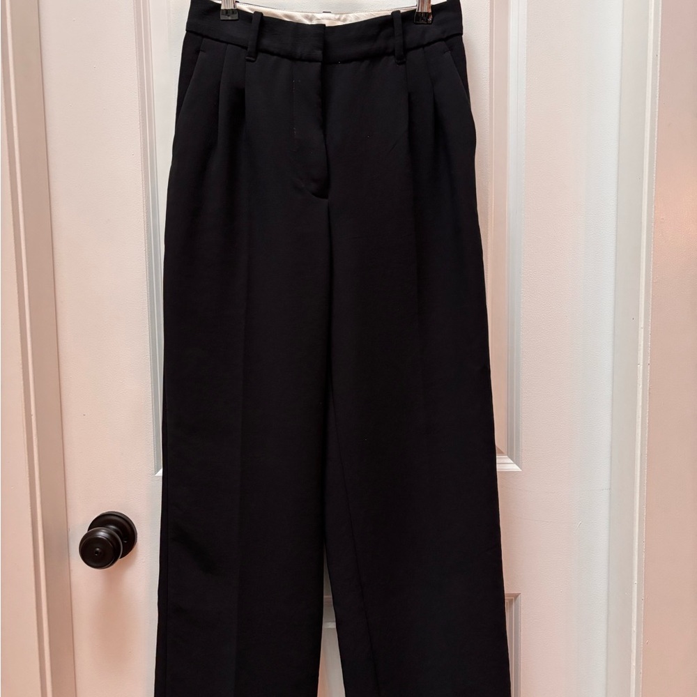 Wilfred Effortless Black Trousers